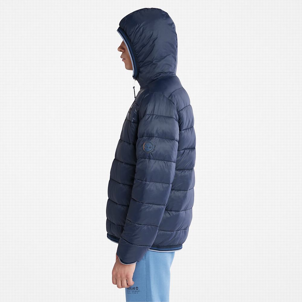Timberland Garfield Kukuletalı Puffer Ceket Erkek Lacivert | TR-5694V