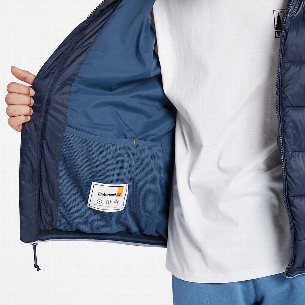 Timberland Garfield Kukuletalı Puffer Ceket Erkek Lacivert | TR-5694V