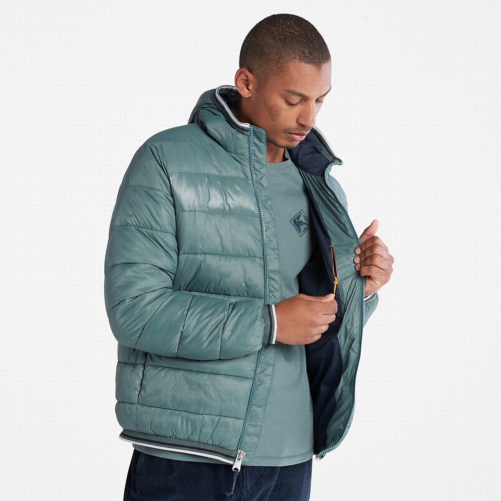 Timberland Garfield Midweight Kukuletalı Puffer Ceket Erkek Yeşil | TR-5796C