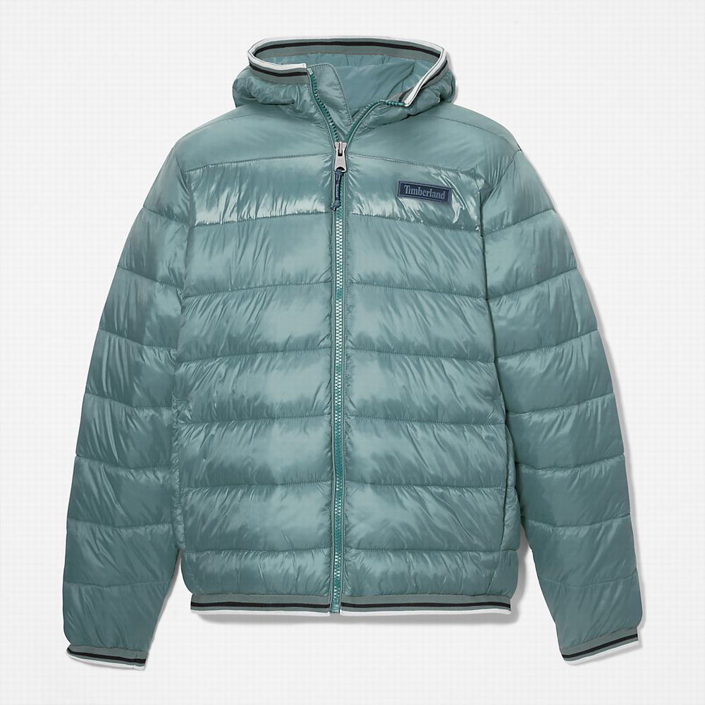 Timberland Garfield Midweight Kukuletalı Puffer Ceket Erkek Yeşil | TR-5796C