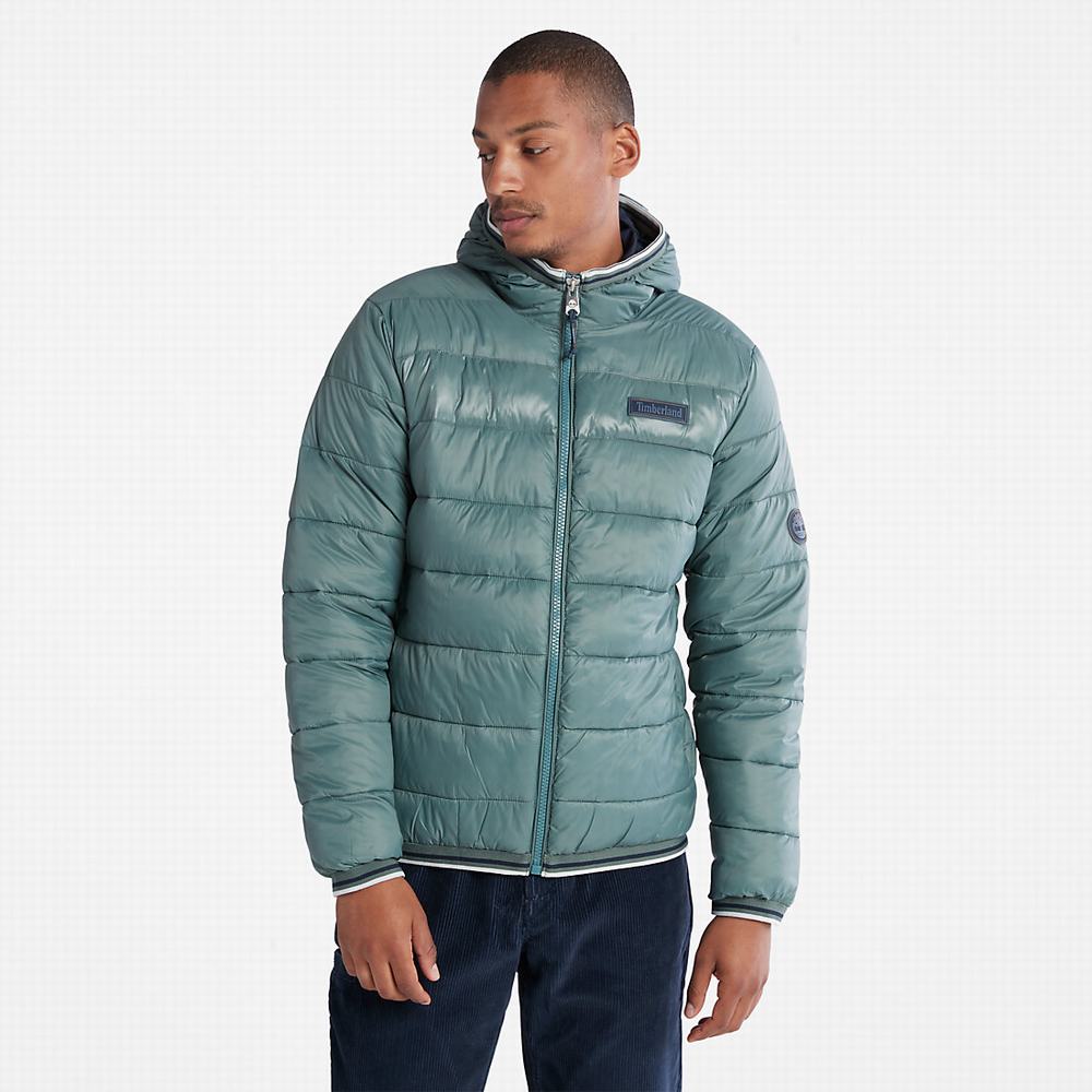 Timberland Garfield Midweight Kukuletalı Puffer Ceket Erkek Yeşil | TR-5796C