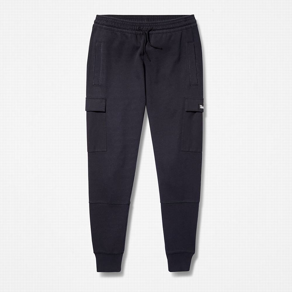 Timberland Garment-Dyed Cargo Sweatpants Pantolon Erkek Siyah | TR-6837M