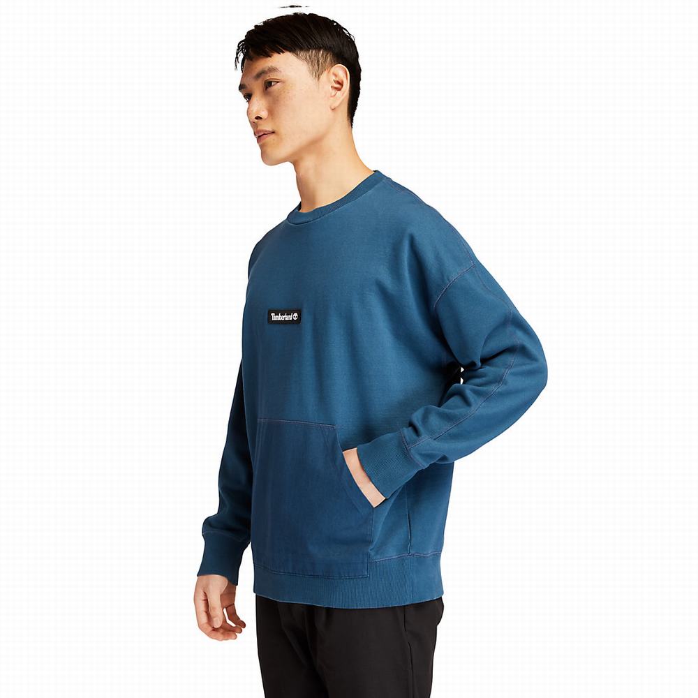 Timberland Garment-Dyed Graphic Tişörtü Erkek Mavi | TR-2086P