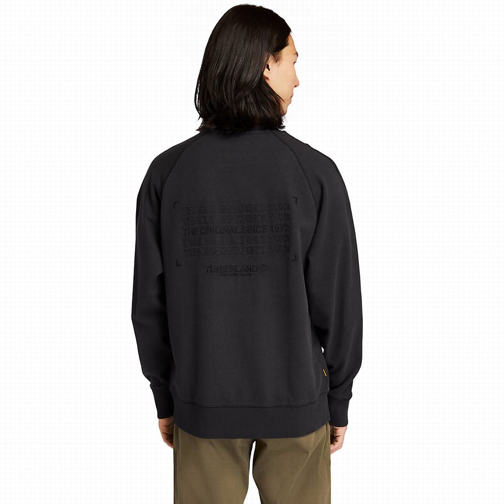 Timberland Garment-Dyed Graphic Tişörtü Erkek Siyah | TR-9854U