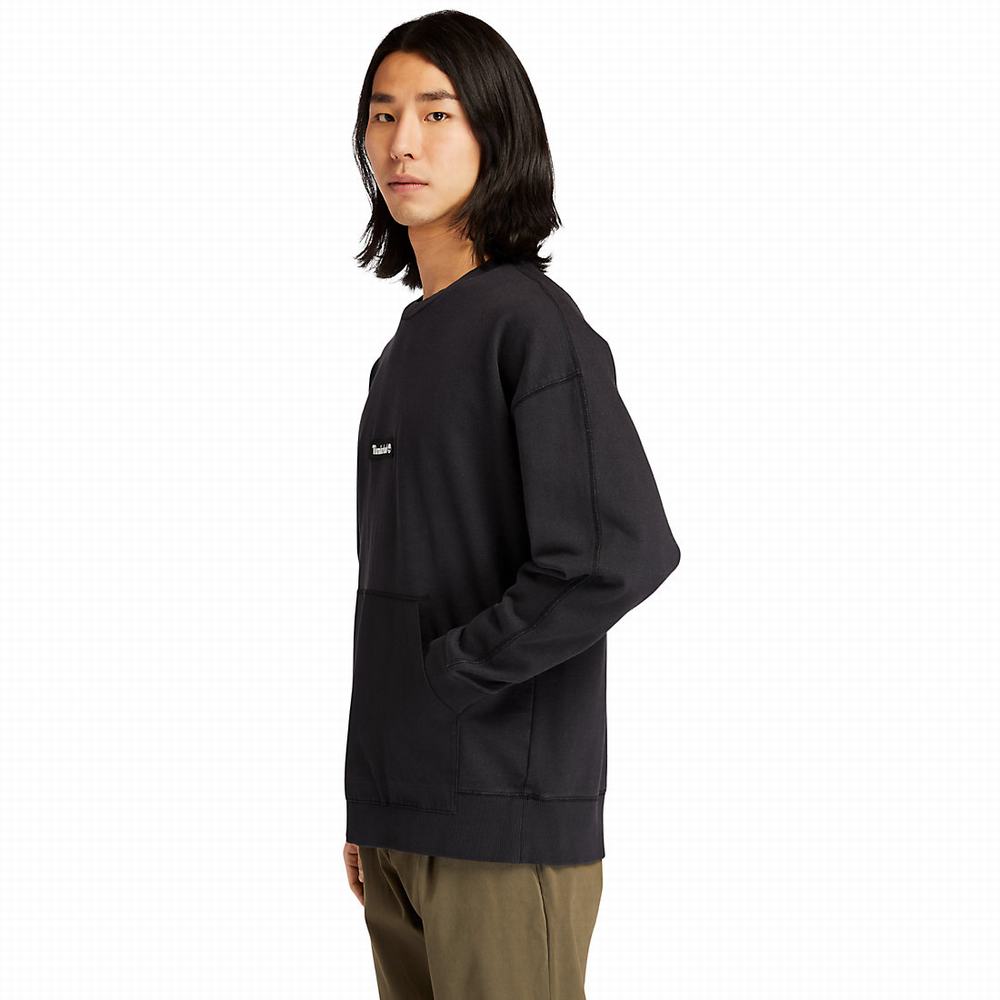 Timberland Garment-Dyed Graphic Tişörtü Erkek Siyah | TR-9854U