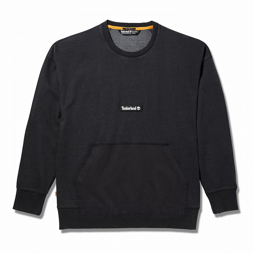 Timberland Garment-Dyed Graphic Tişörtü Erkek Siyah | TR-9854U