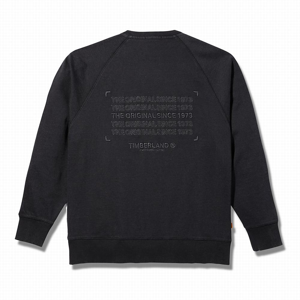 Timberland Garment-Dyed Graphic Tişörtü Erkek Siyah | TR-9854U