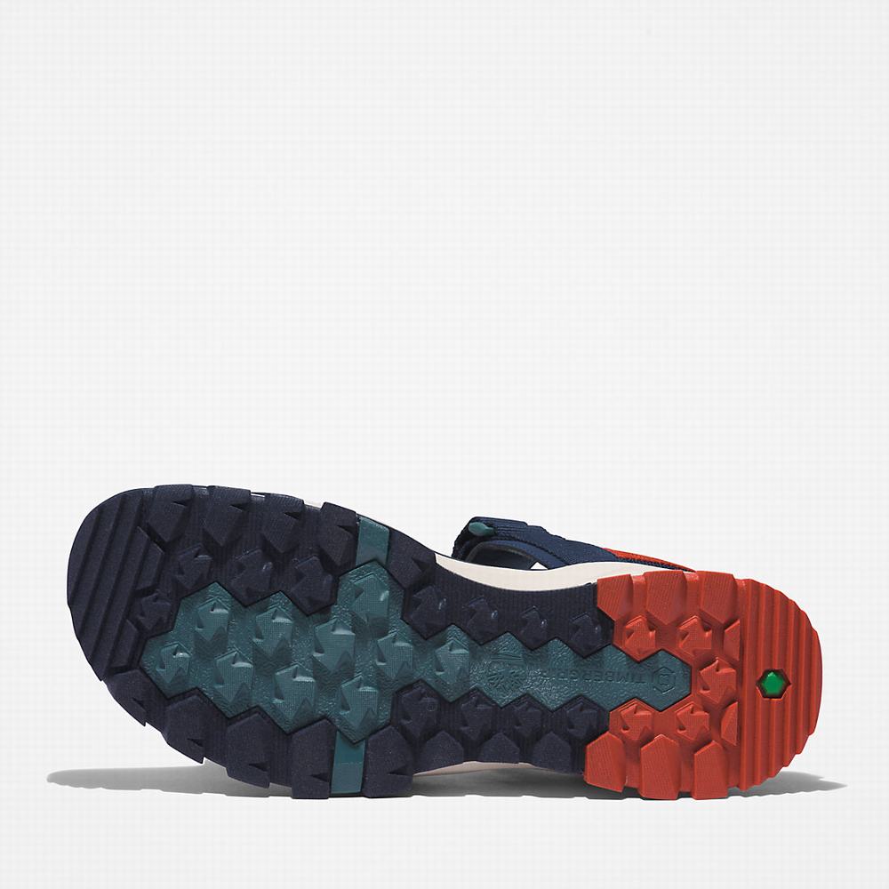 Timberland Garrison Yürüyüş Webbing-strap Sandalet Erkek Lacivert | TR-2839Y