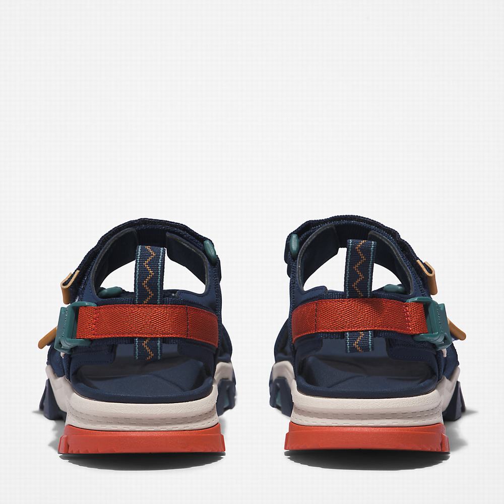 Timberland Garrison Yürüyüş Webbing-strap Sandalet Erkek Lacivert | TR-2839Y