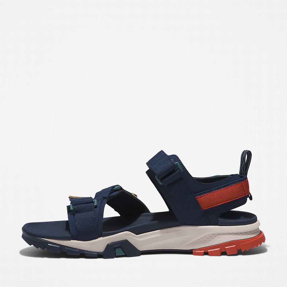 Timberland Garrison Yürüyüş Webbing-strap Sandalet Erkek Lacivert | TR-2839Y