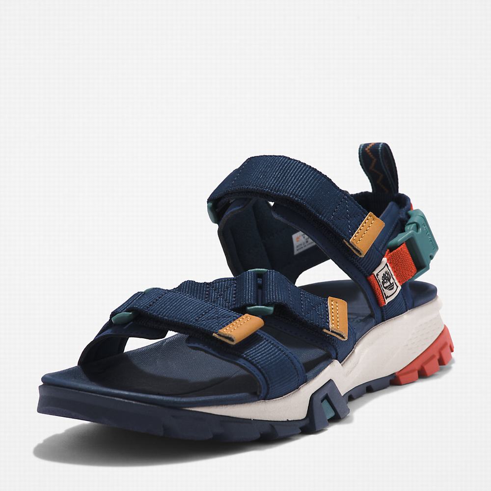 Timberland Garrison Yürüyüş Webbing-strap Sandalet Erkek Lacivert | TR-2839Y