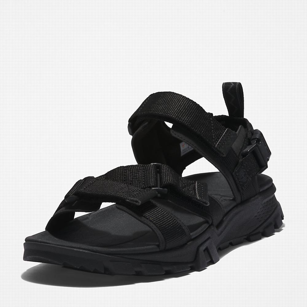 Timberland Garrison Yürüyüş Webbing-strap Sandalet Erkek Siyah | TR-3651T