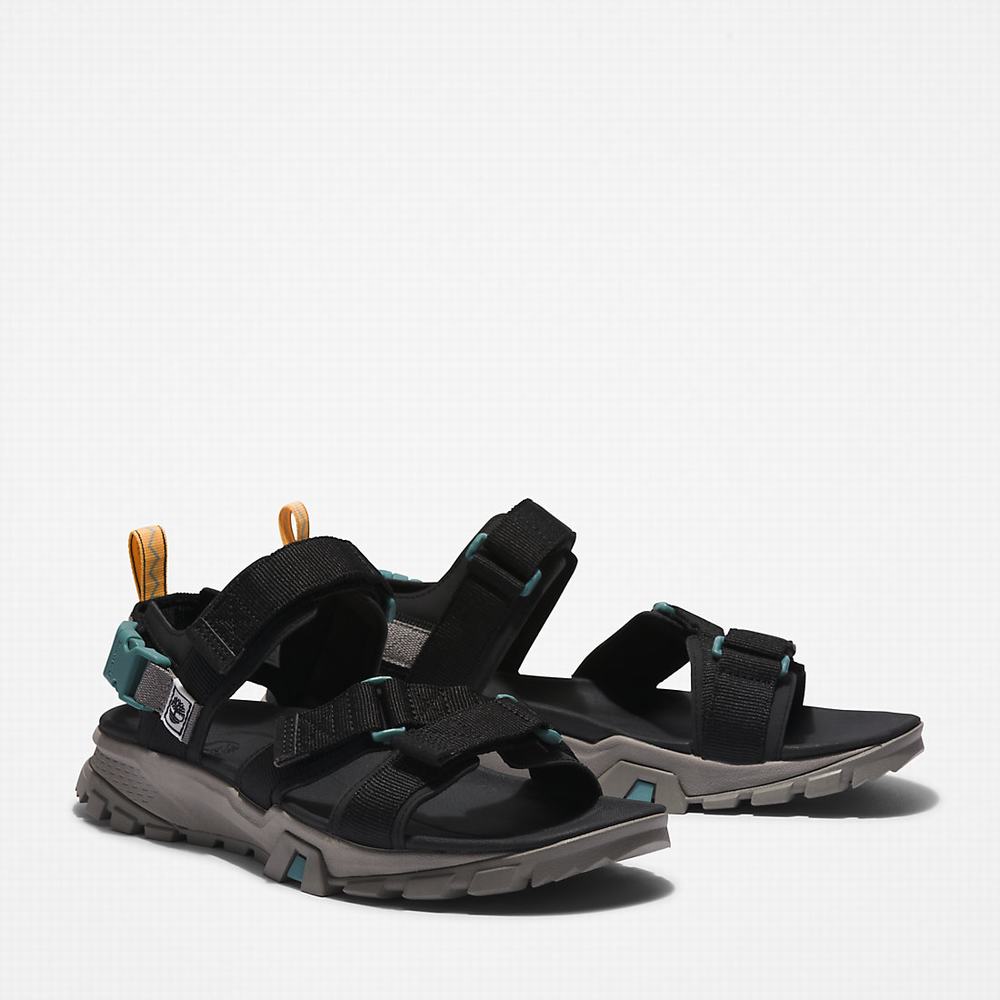 Timberland Garrison Yürüyüş Webbing-strap Sandalet Erkek Siyah | TR-6819R
