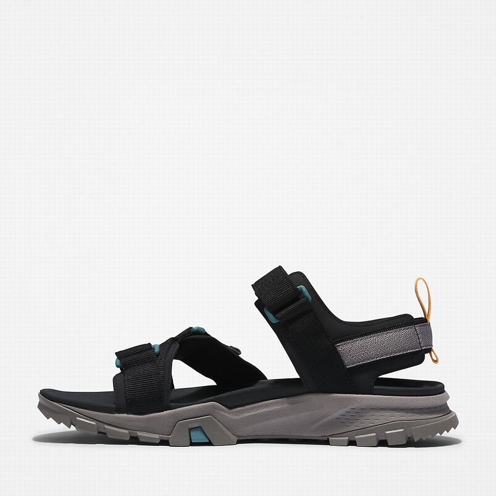Timberland Garrison Yürüyüş Webbing-strap Sandalet Erkek Siyah | TR-6819R
