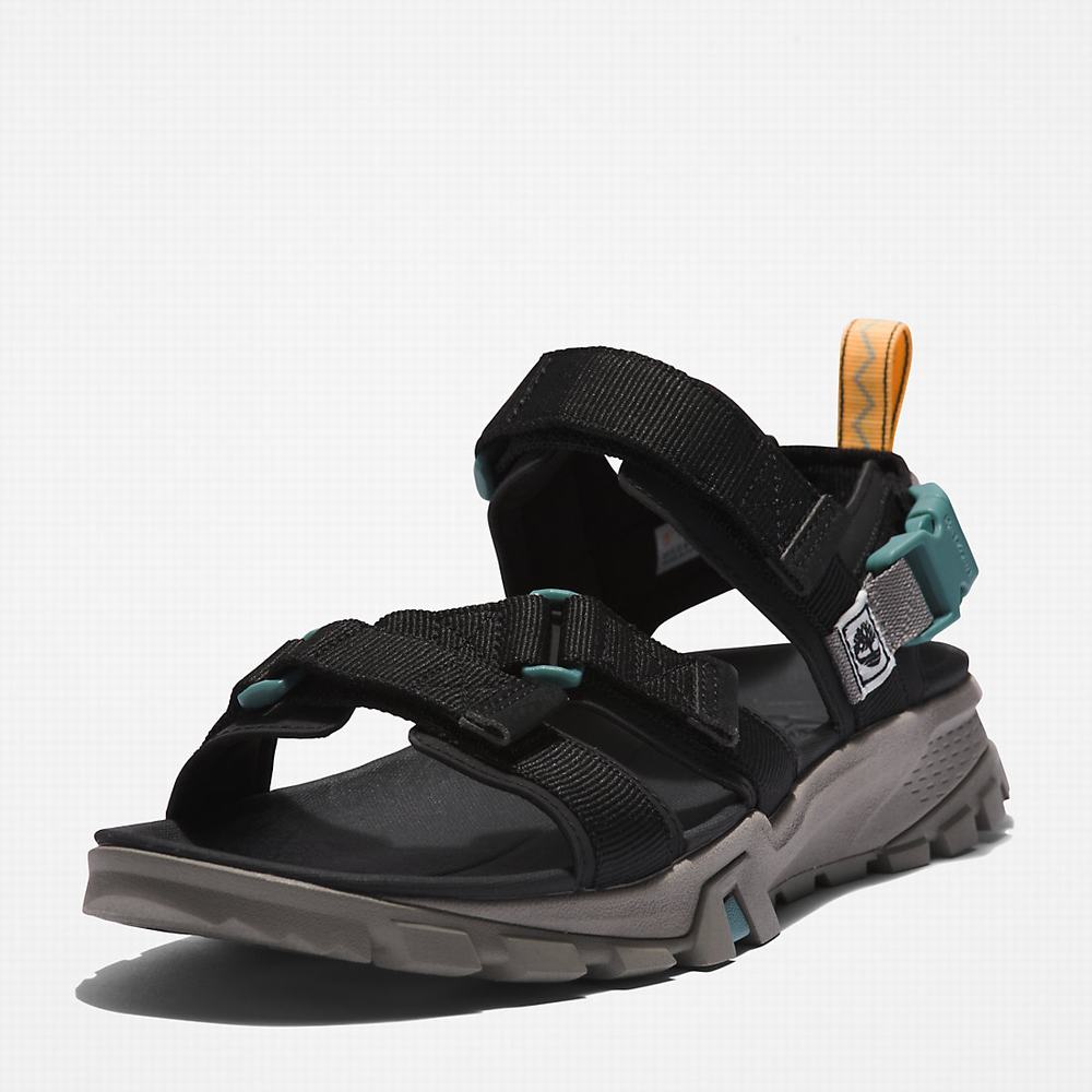Timberland Garrison Yürüyüş Webbing-strap Sandalet Erkek Siyah | TR-6819R