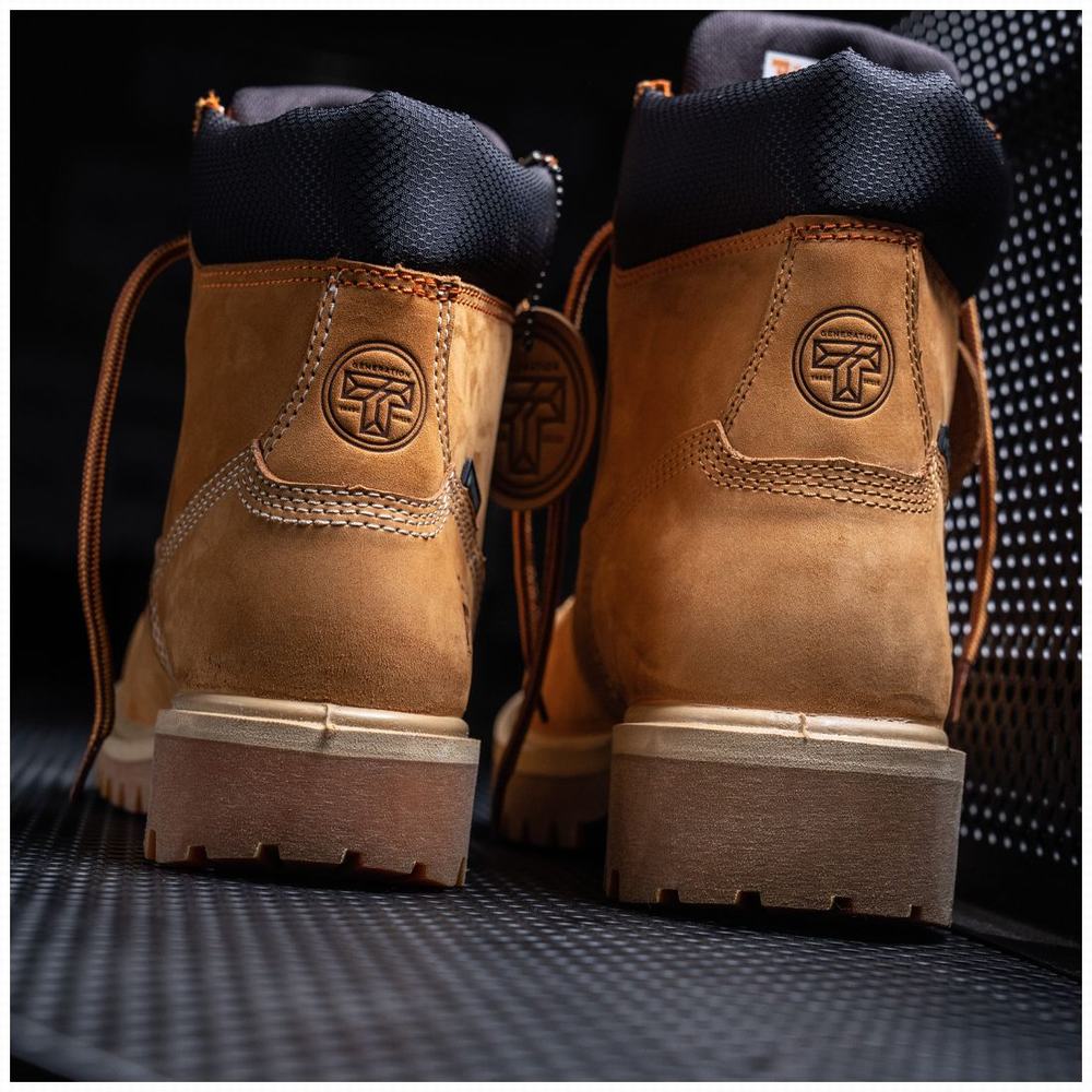 Timberland Generation T Steel Burunlu Waterproof Iş Botu Erkek Kahverengi | TR-6741E