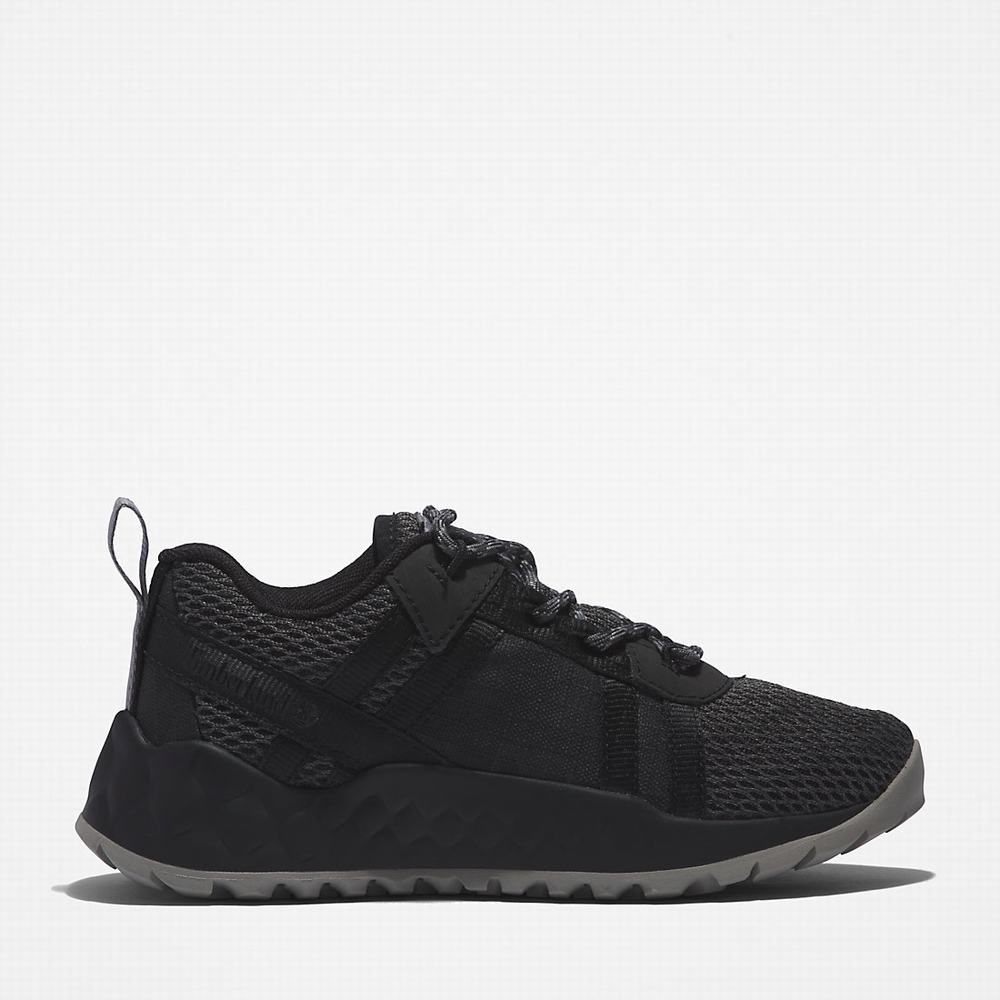 Timberland GreenStride™ Solar Wave LT Spor Ayakkabı Çocuk Siyah | TR-5603P
