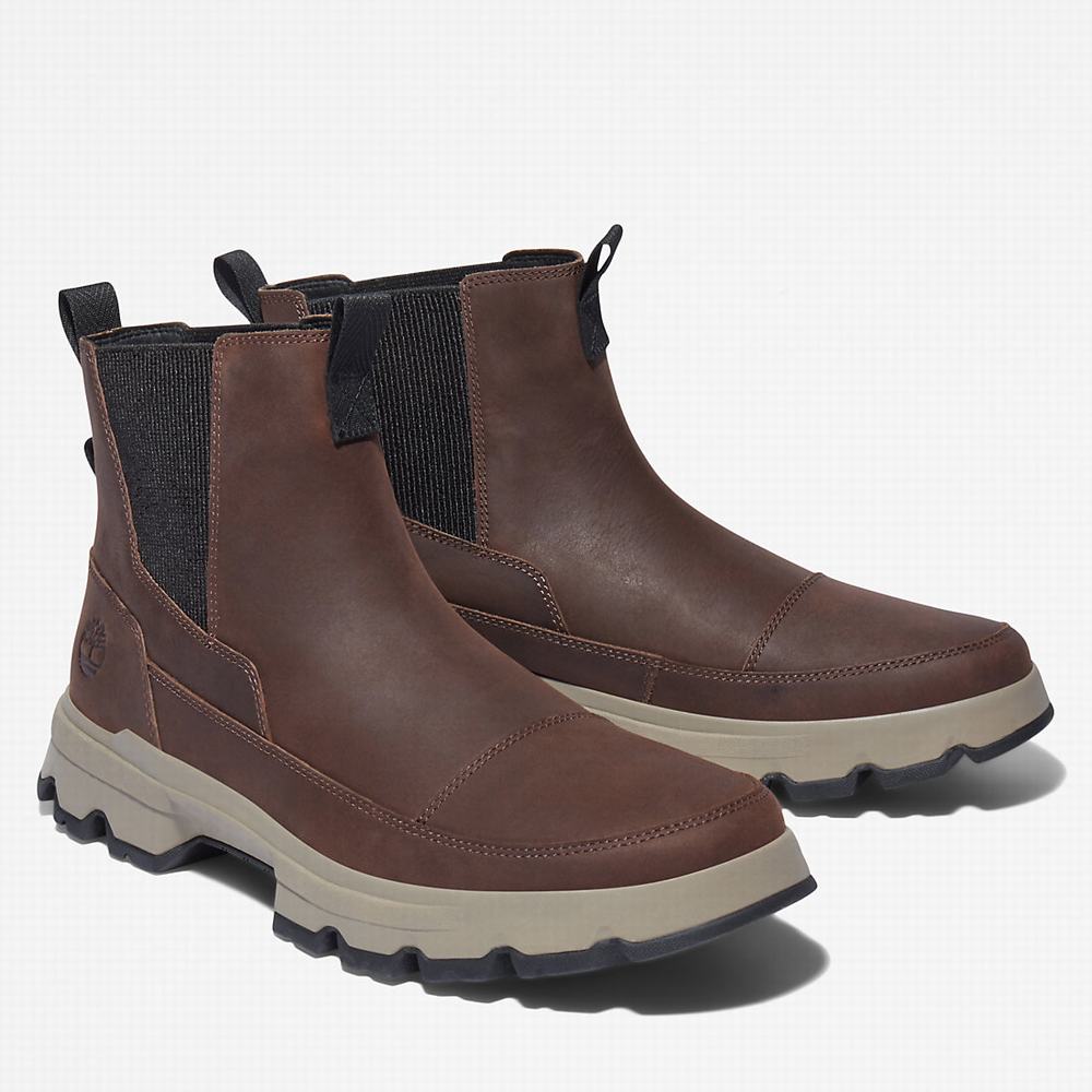 Timberland GreenStride™ TBL® Originals Ultra Chelsea Chelsea Bot Erkek Koyu Kahverengi | TR-9340T