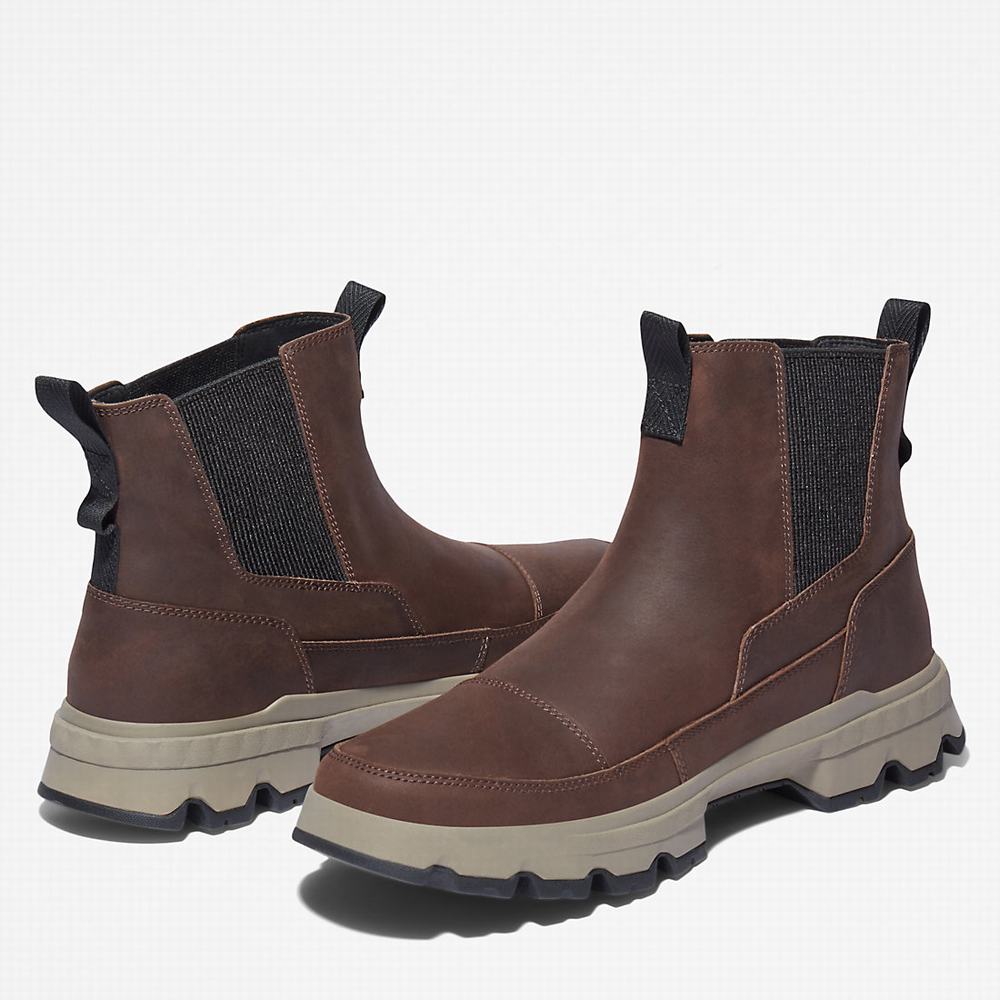 Timberland GreenStride™ TBL® Originals Ultra Chelsea Chelsea Bot Erkek Koyu Kahverengi | TR-9340T
