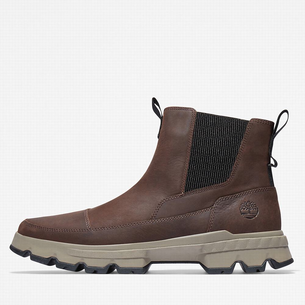 Timberland GreenStride™ TBL® Originals Ultra Chelsea Chelsea Bot Erkek Koyu Kahverengi | TR-9340T
