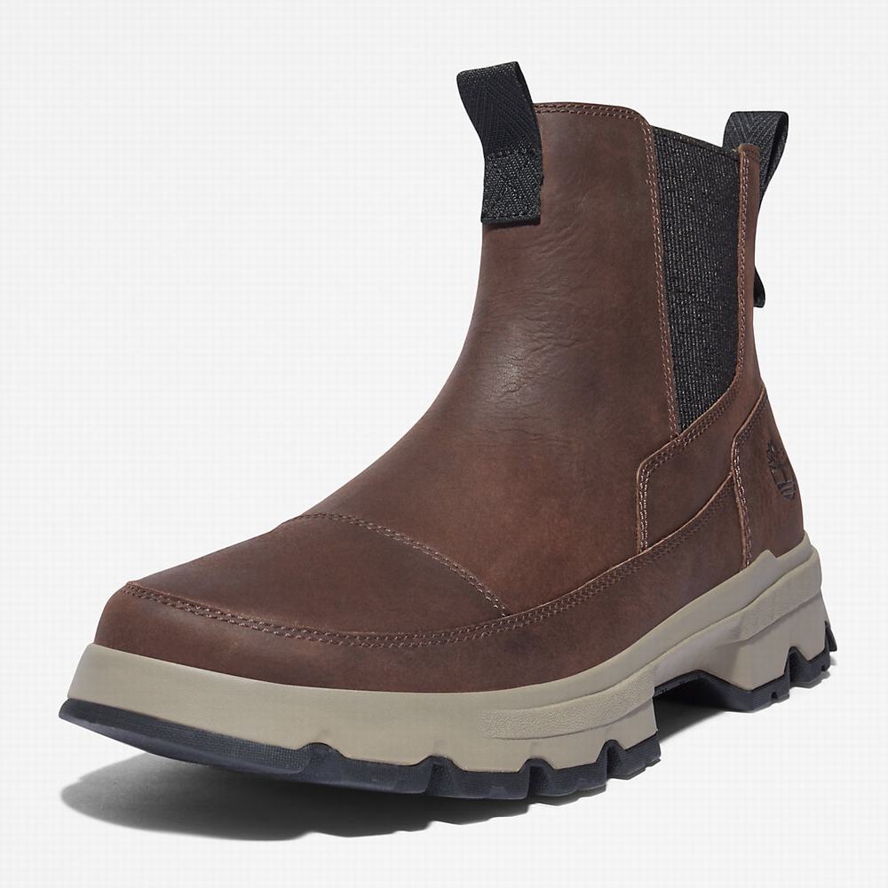 Timberland GreenStride™ TBL® Originals Ultra Chelsea Chelsea Bot Erkek Koyu Kahverengi | TR-9340T