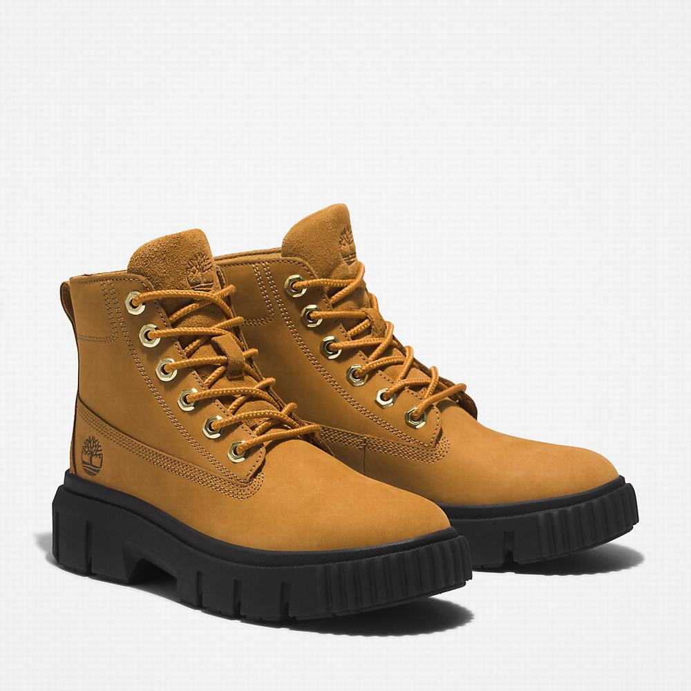 Timberland Greyfield Lace-up Bot Kadın Açık Kahverengi | TR-0619S