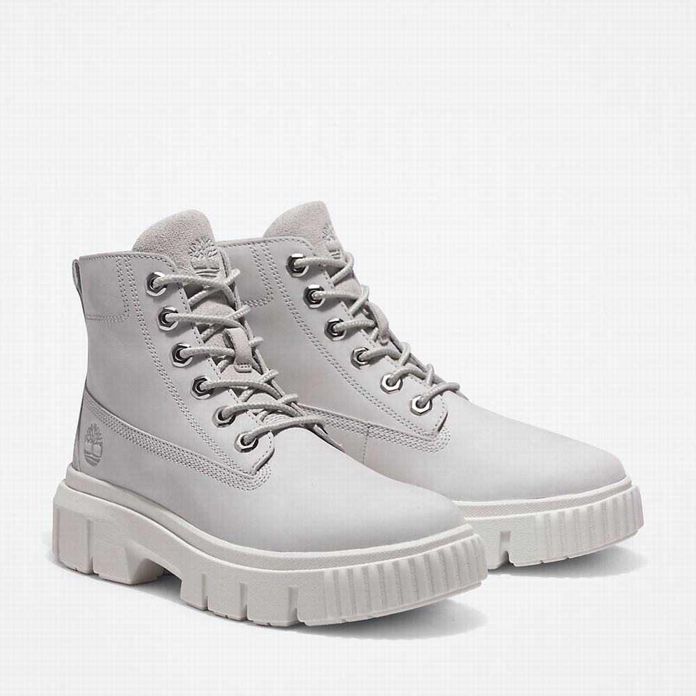 Timberland Greyfield Lace-up Bot Kadın Gri | TR-5124D