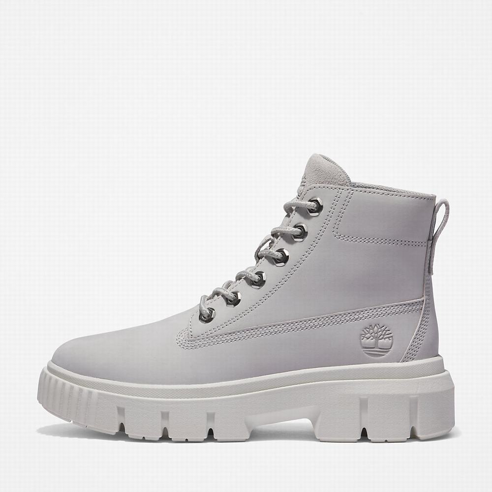 Timberland Greyfield Lace-up Bot Kadın Gri | TR-5124D