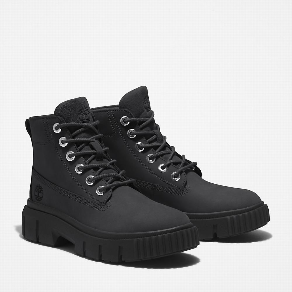 Timberland Greyfield Lace-up Bot Kadın Siyah | TR-2980A