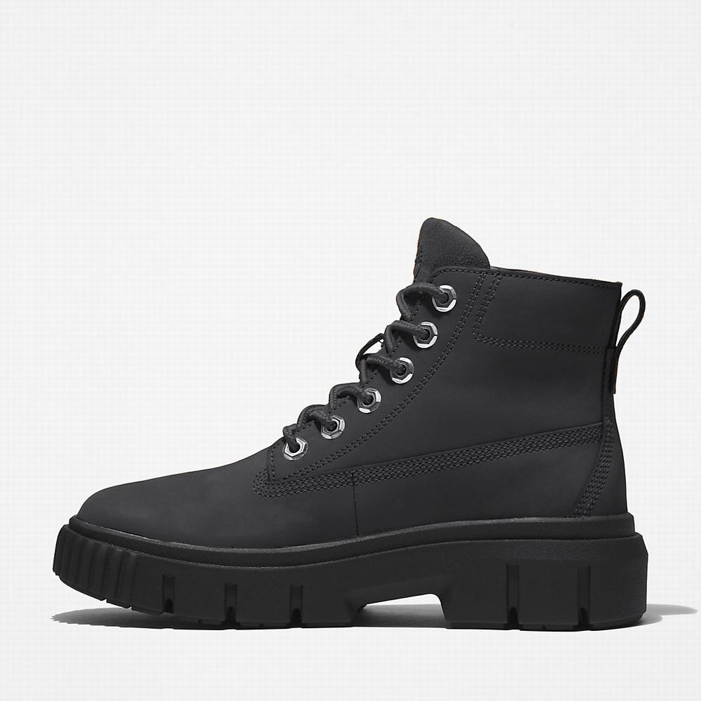Timberland Greyfield Lace-up Bot Kadın Siyah | TR-2980A