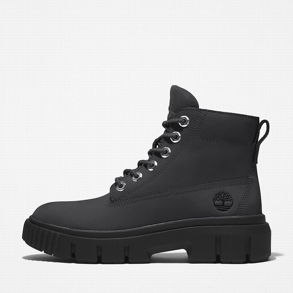Timberland Greyfield Lace-up Bot Kadın Siyah | TR-2980A
