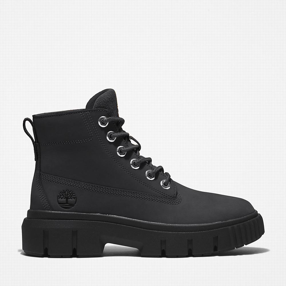 Timberland Greyfield Lace-up Bot Kadın Siyah | TR-2980A
