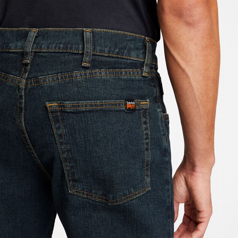 Timberland Grit-N-Grind Flex Denim İş Kot Pantolon Erkek Koyu | TR-9824H