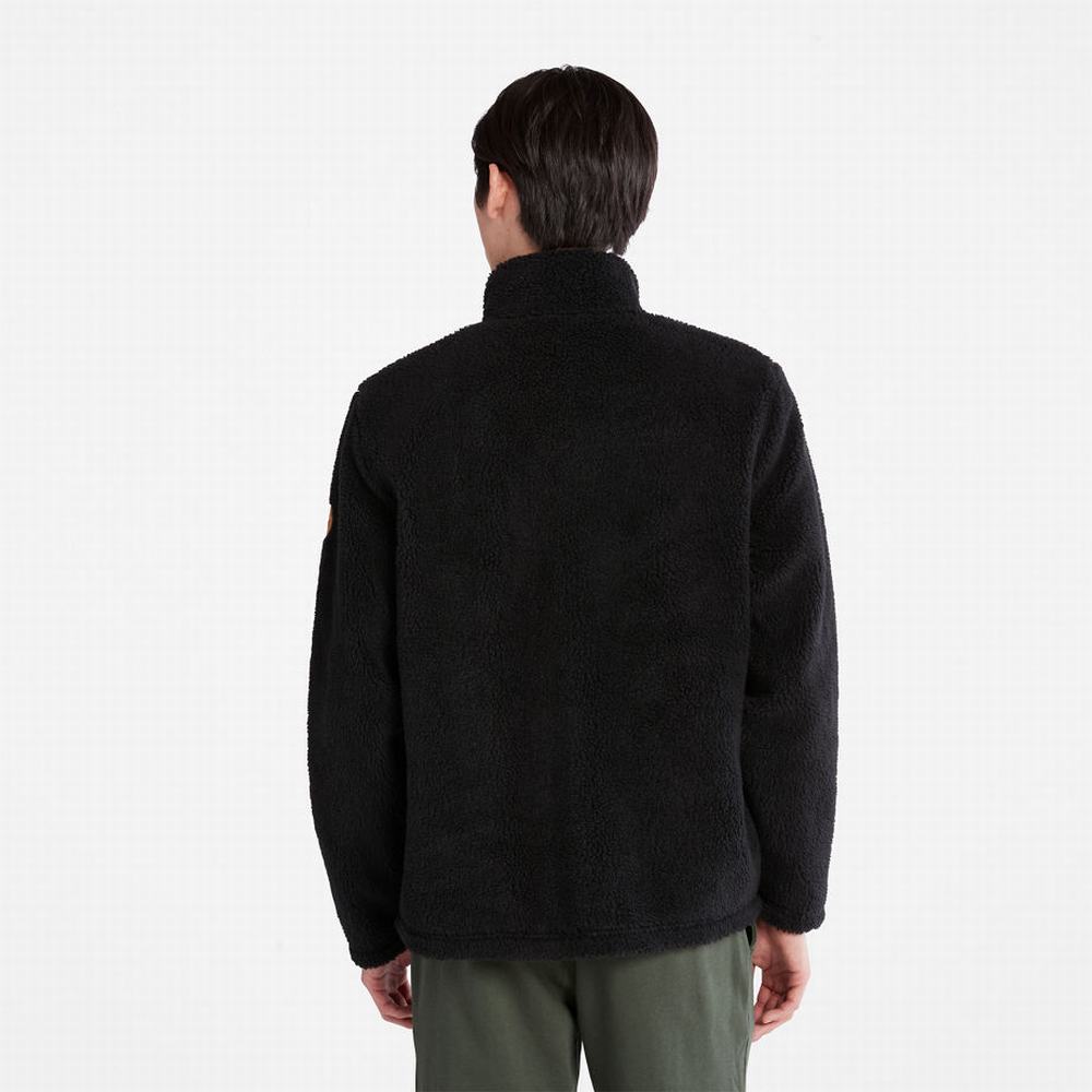 Timberland Half-zip Fleece Ceket Erkek Siyah | TR-5314Z