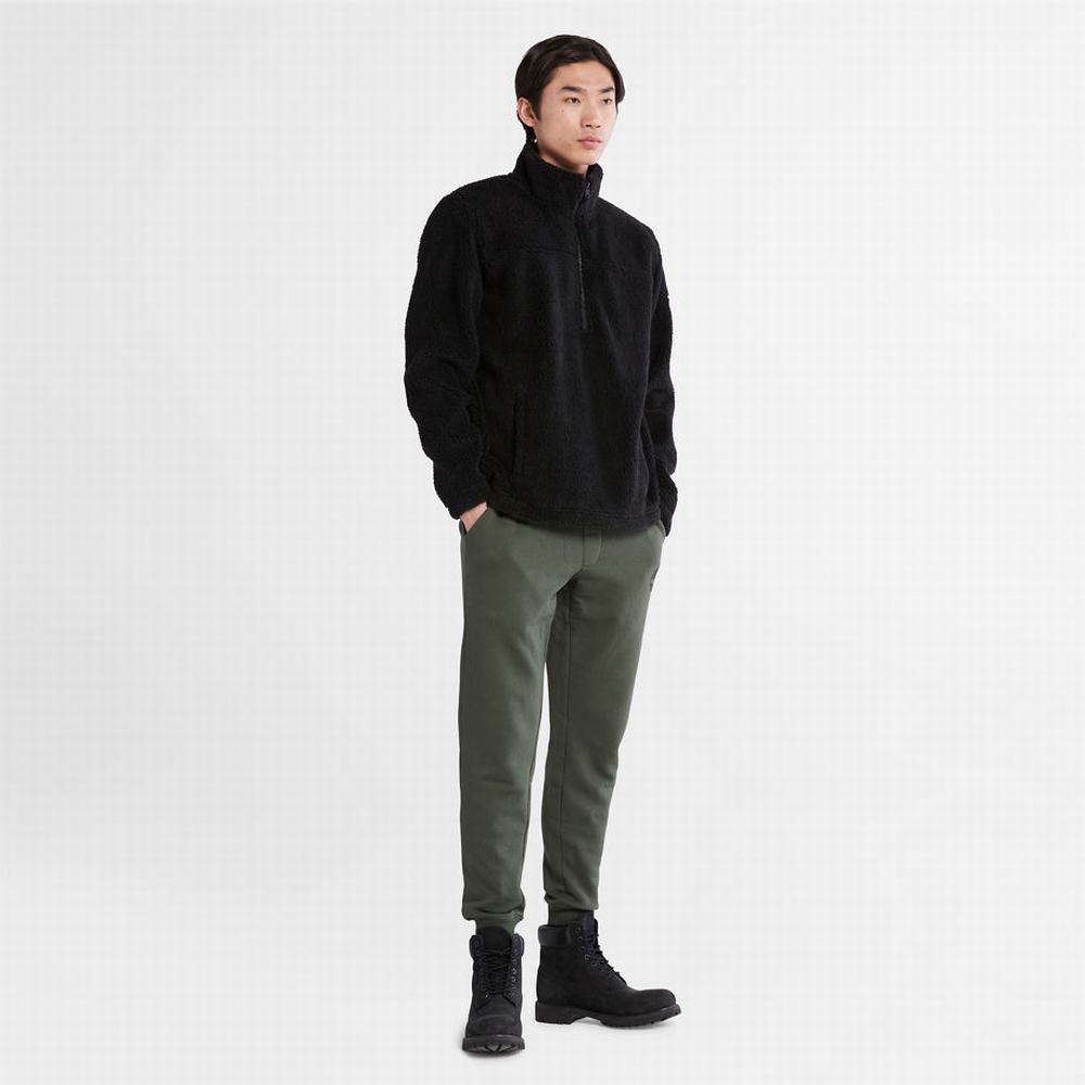 Timberland Half-zip Fleece Ceket Erkek Siyah | TR-5314Z