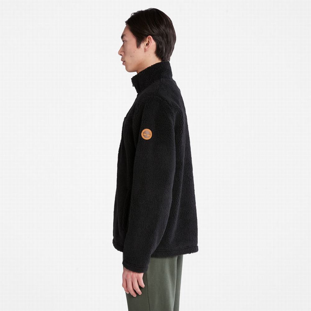 Timberland Half-zip Fleece Ceket Erkek Siyah | TR-5314Z