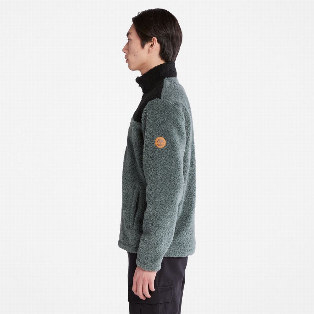Timberland Half-zip Fleece Ceket Erkek Yeşil | TR-6814L
