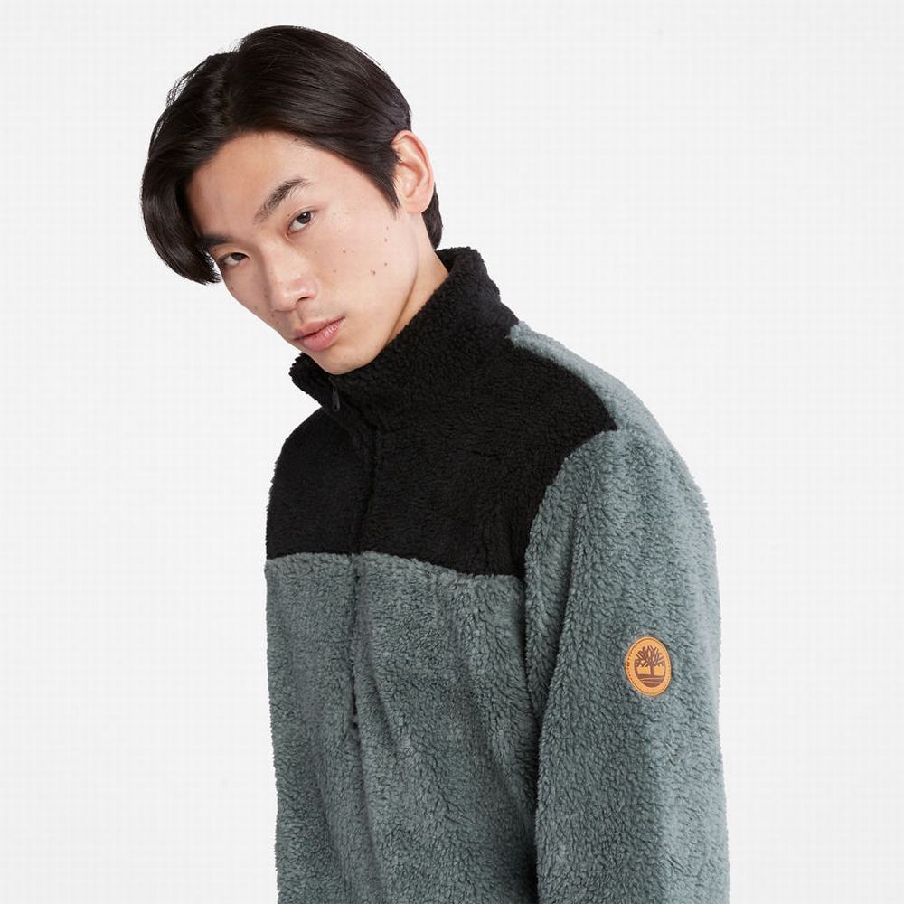 Timberland Half-zip Fleece Ceket Erkek Yeşil | TR-6814L