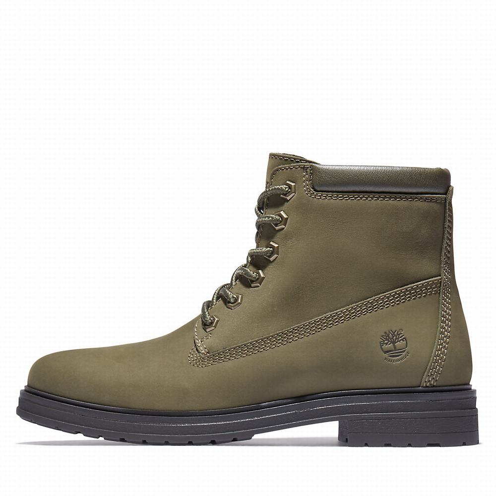 Timberland Hannover Hill 6 Inch Bot Kadın Koyu Yeşil | TR-5820Y