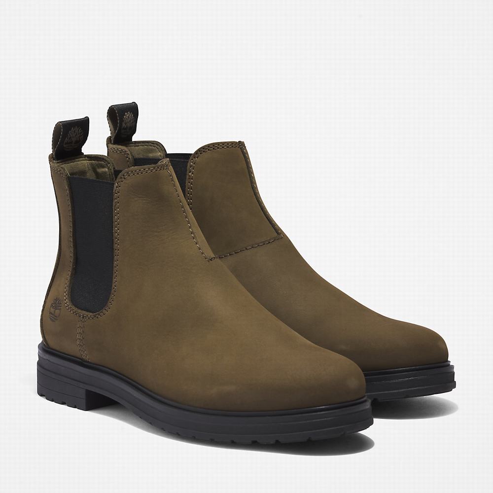 Timberland Hannover Hill Chelsea Chelsea Bot Kadın Yeşil | TR-6781D