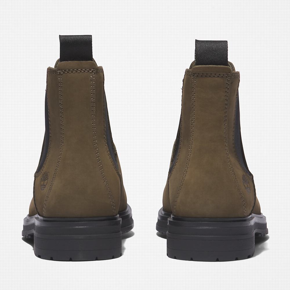 Timberland Hannover Hill Chelsea Chelsea Bot Kadın Yeşil | TR-6781D