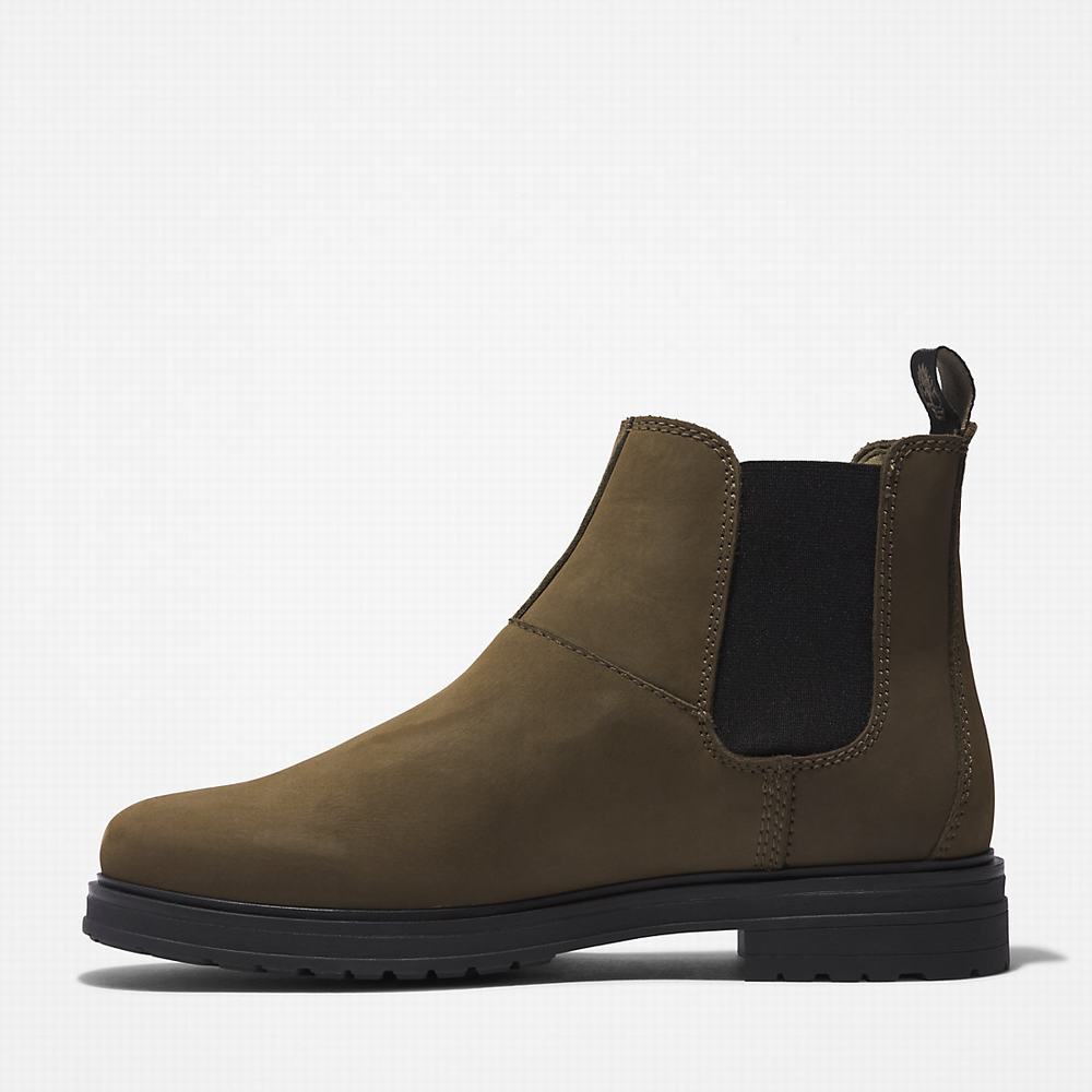 Timberland Hannover Hill Chelsea Chelsea Bot Kadın Yeşil | TR-6781D