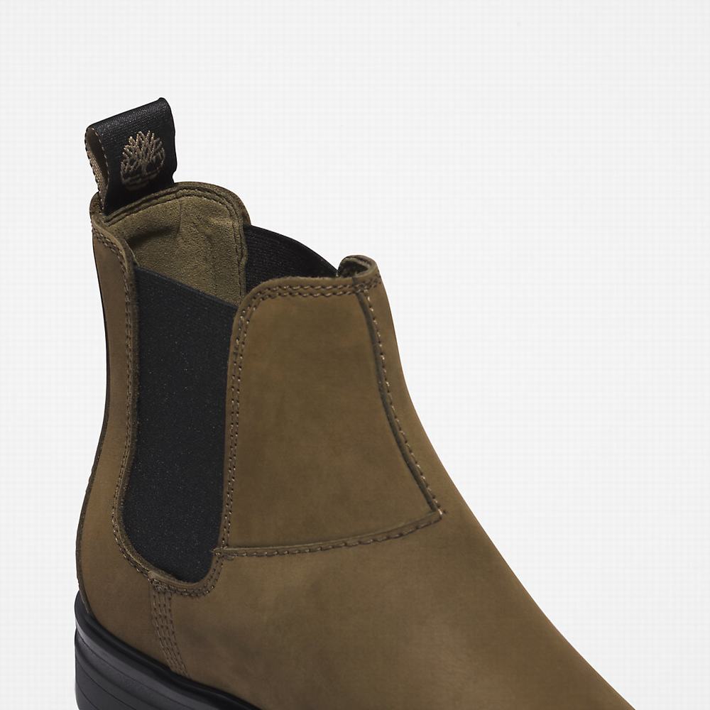 Timberland Hannover Hill Chelsea Chelsea Bot Kadın Yeşil | TR-6781D