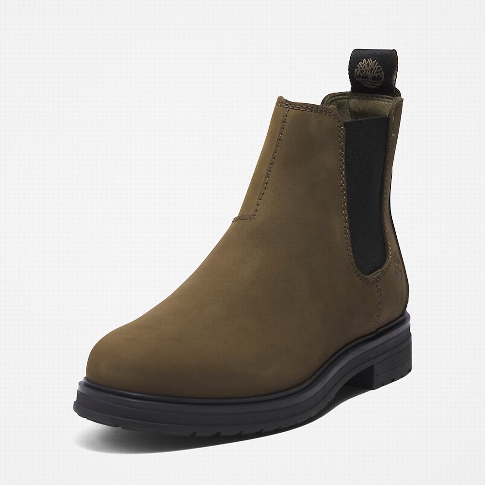 Timberland Hannover Hill Chelsea Chelsea Bot Kadın Yeşil | TR-6781D