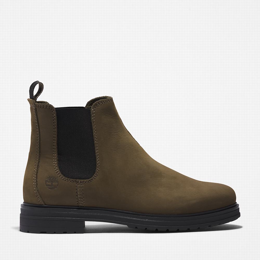 Timberland Hannover Hill Chelsea Chelsea Bot Kadın Yeşil | TR-6781D