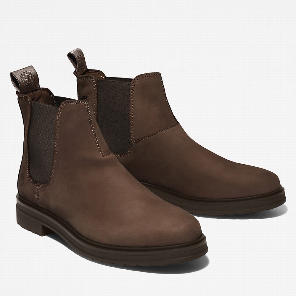 Timberland Hannover Hill Chelsea Chelsea Bot Kadın Koyu Kahverengi | TR-9083U