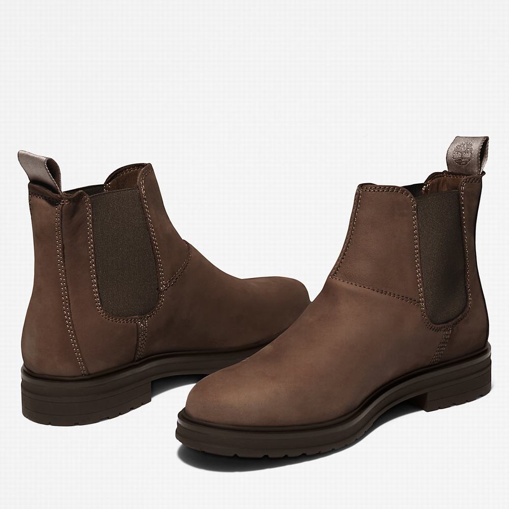Timberland Hannover Hill Chelsea Chelsea Bot Kadın Koyu Kahverengi | TR-9083U
