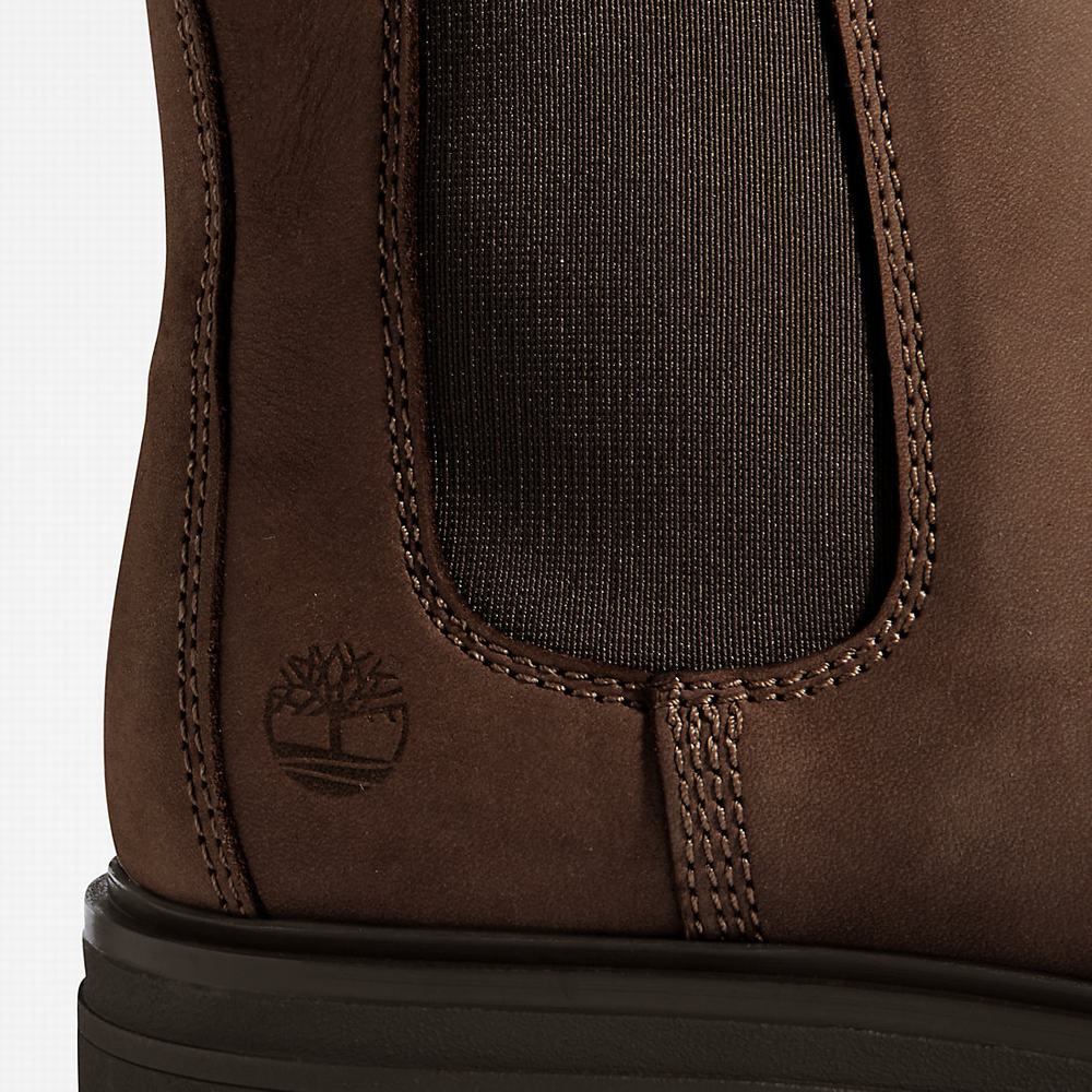 Timberland Hannover Hill Chelsea Chelsea Bot Kadın Koyu Kahverengi | TR-9083U