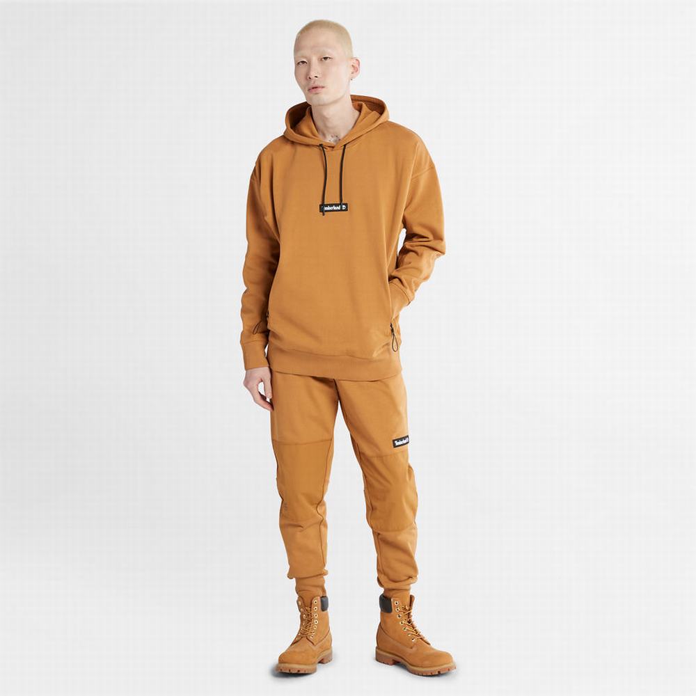 Timberland Heavyweight Kapüşonlu Sweatshirt Erkek Açık Kahverengi | TR-9108Q