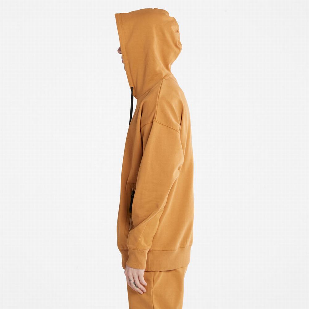 Timberland Heavyweight Kapüşonlu Sweatshirt Erkek Açık Kahverengi | TR-9108Q
